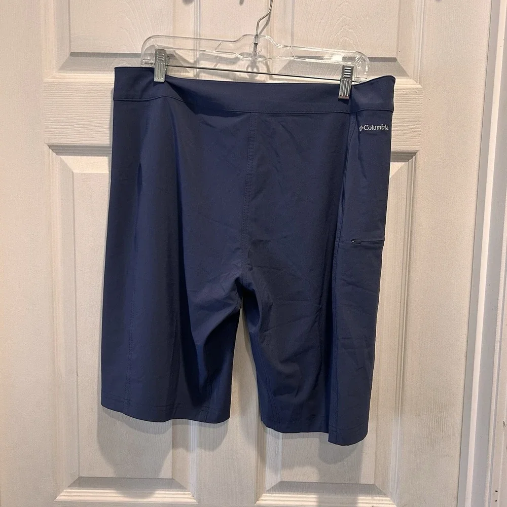 Columbia Mens Navy Blue Board Shorts Swim Trunks Sz Large 11